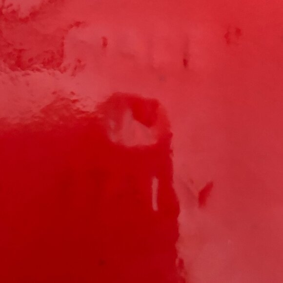 Vintage Red Christmas Tree Serving Dish/Platter Made In Italy - Picture 3 of 4